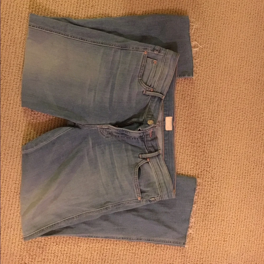 Mother Denim Rascal Fray in Light Kitty - Picture 4 of 7